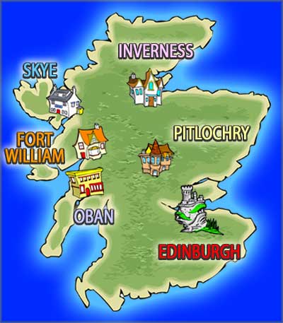 Map Scotland